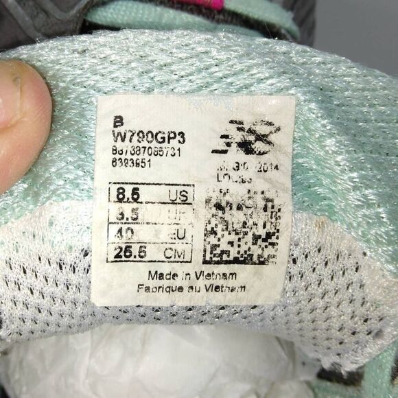 New Balance 790v3 Women's Pre-owned Gray/Pink/Turq. Running Sneakers - sz. 8 1/2 - Picture 6 of 6